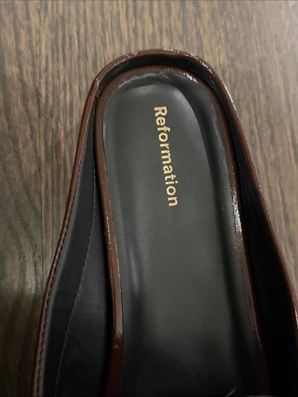 Reformation Francine loafer mule 8.5 - Picture 6 of 7